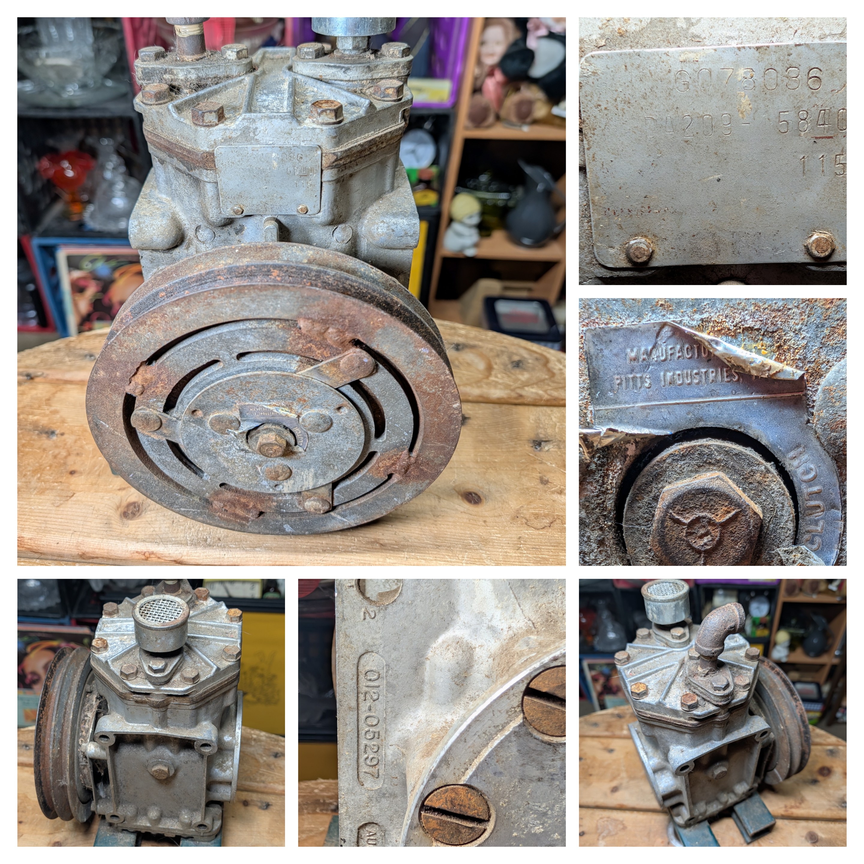 Vintage Motor Compressor